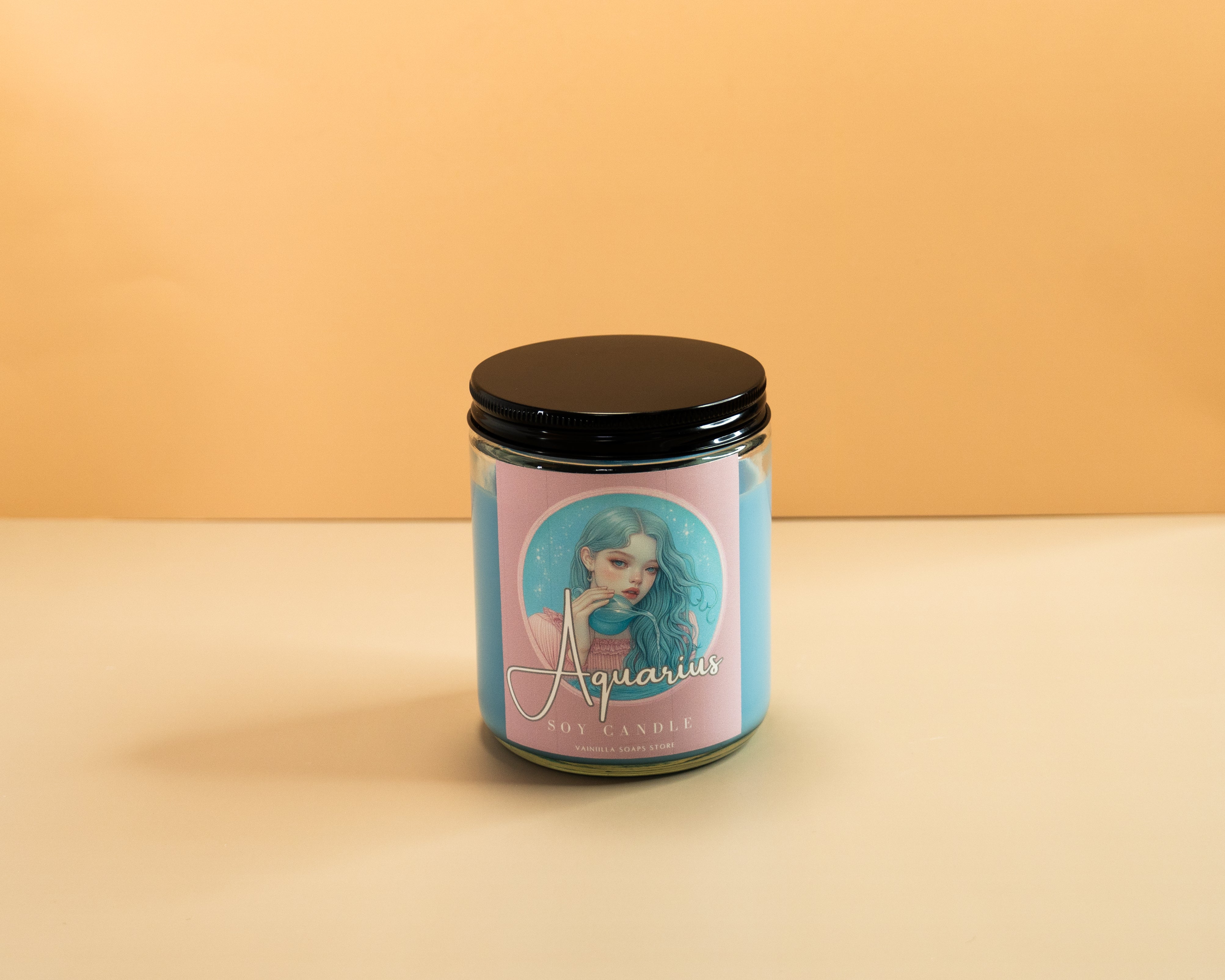 AQUARIUS SIGN SOY CANDLE